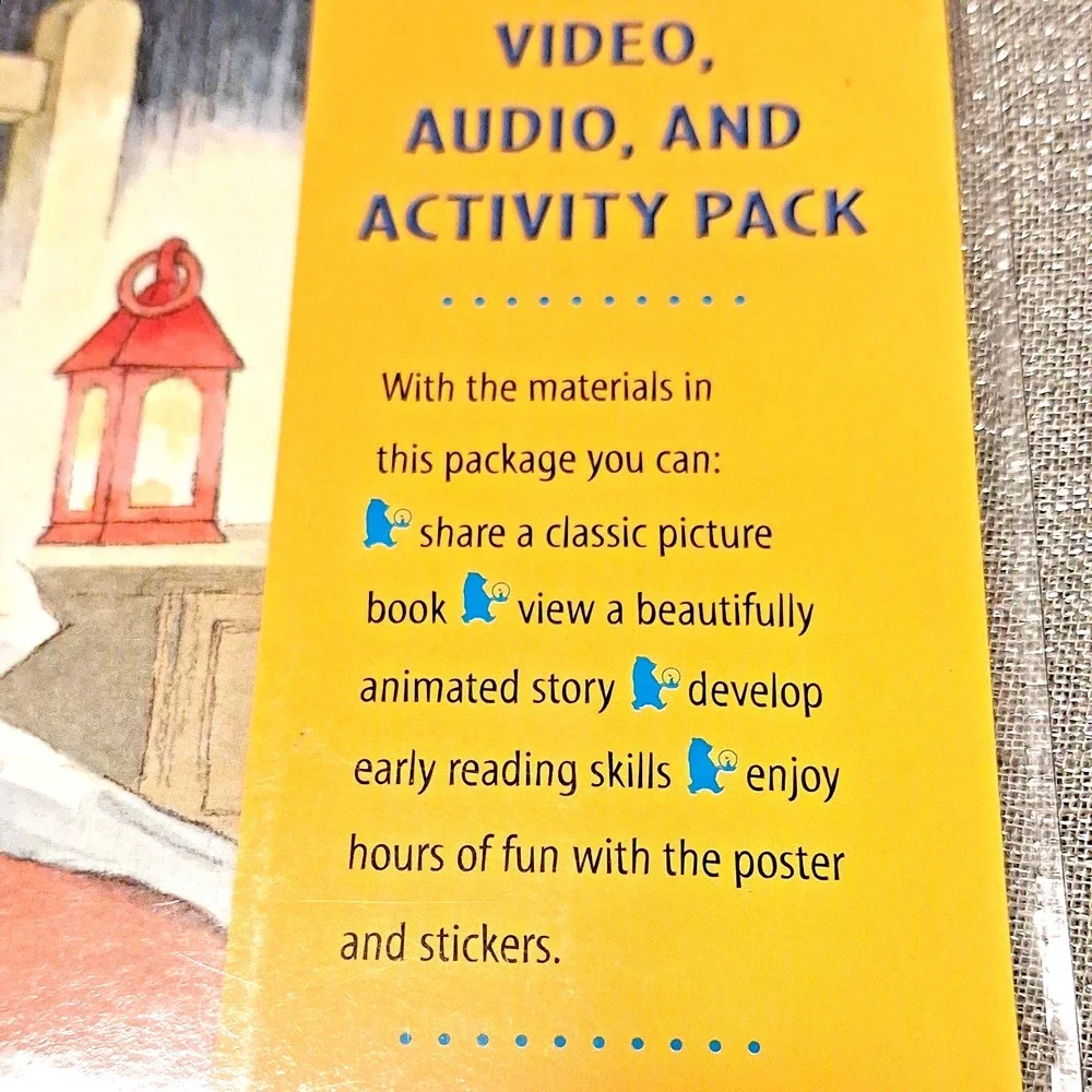 Can't You Sleep Little Bear? Book DVD Audio Stickers Poster Candlewick Press NOS